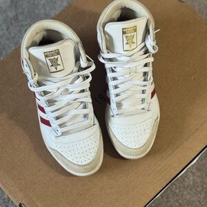 Top 10 Adidas men White and Red Sneakers